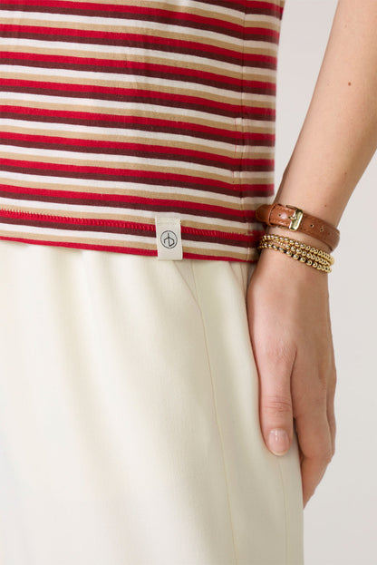The Slub Stripe Tee