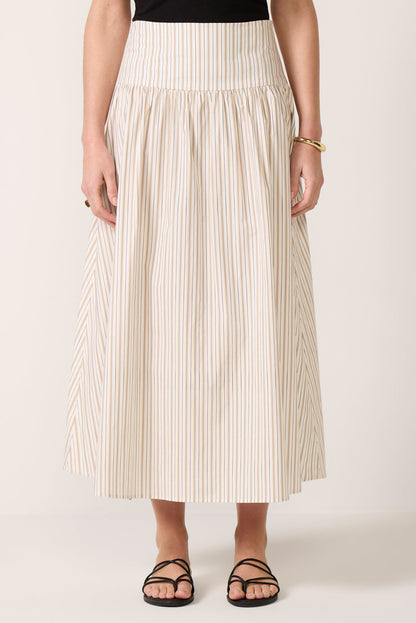Sarah Poplin Maxi Skirt