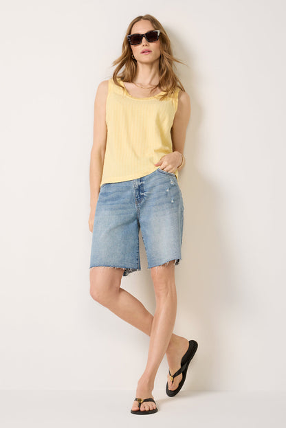 Stripe Linen Tank