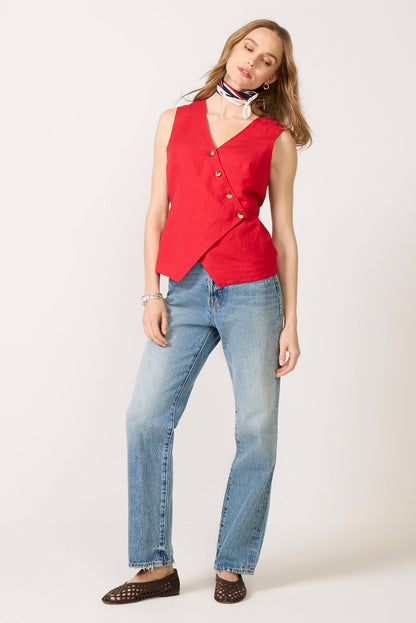 Ridley Linen Vest