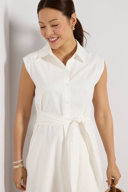 Perry Tie Waist Shirt Dress