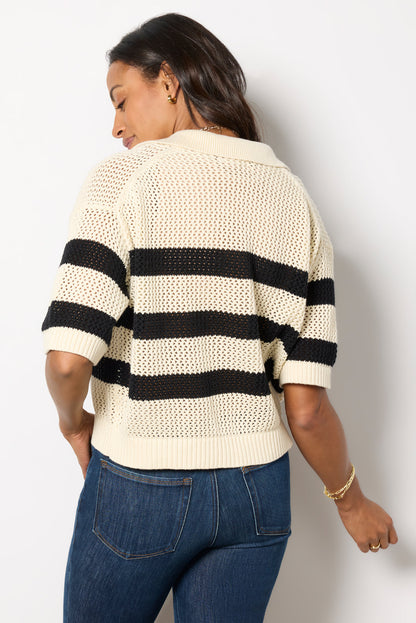 York Open Weave Pullover