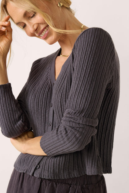 Variegated Stripe Cardigan