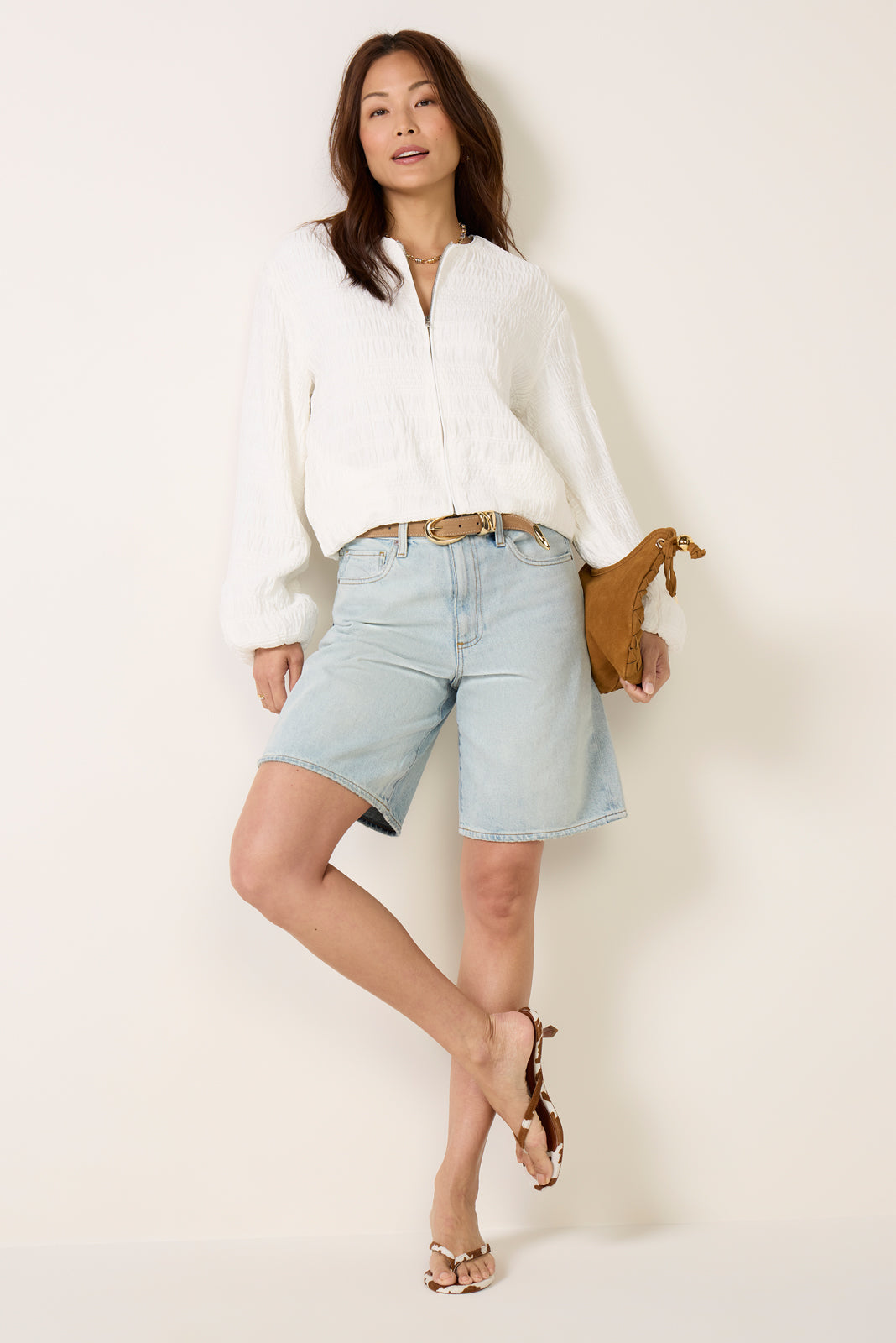 Nia Textured Bomber