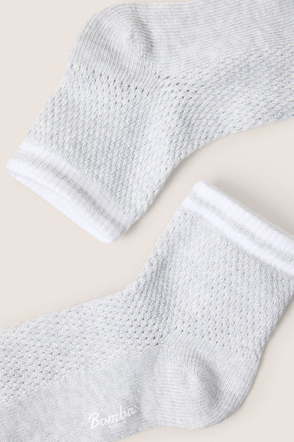 Open Stitch Lightweight Quarter Sock
