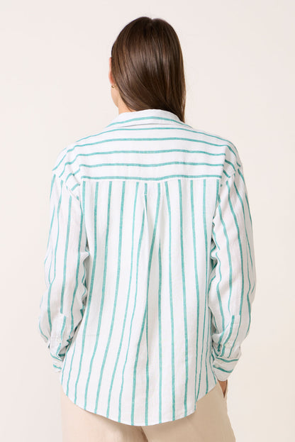 The Perfect Striped Button Up