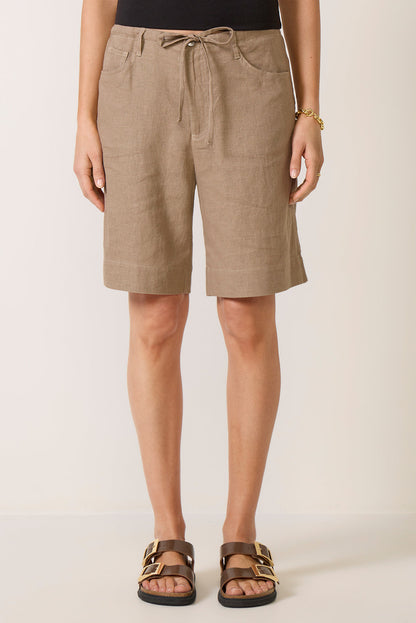 Simone Linen Drawstring Short