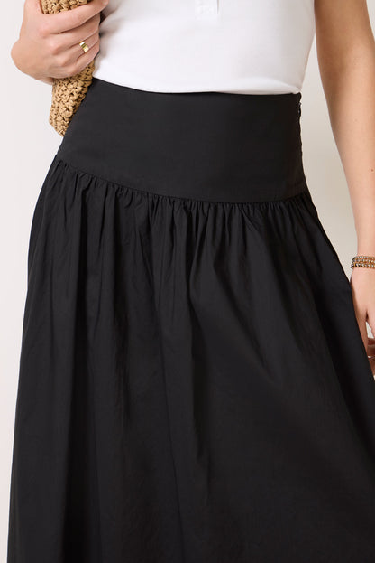 Sarah Poplin Maxi Skirt