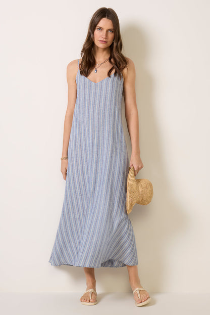 Sandcomber Striped Midi Dress