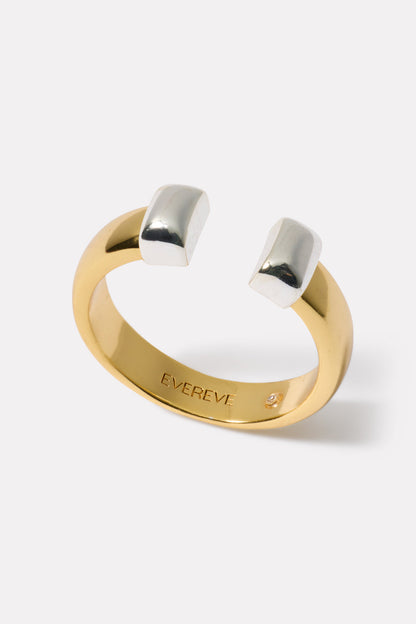 Mavis Two Tone Bar Ring