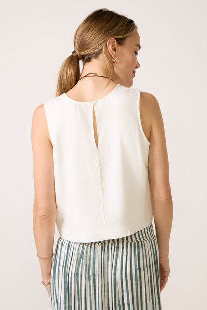 Sloane Linen Muscle Tank