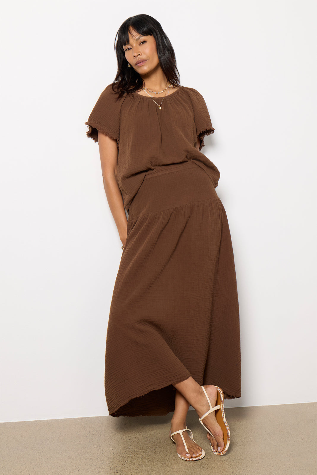 Macie Gauze Top