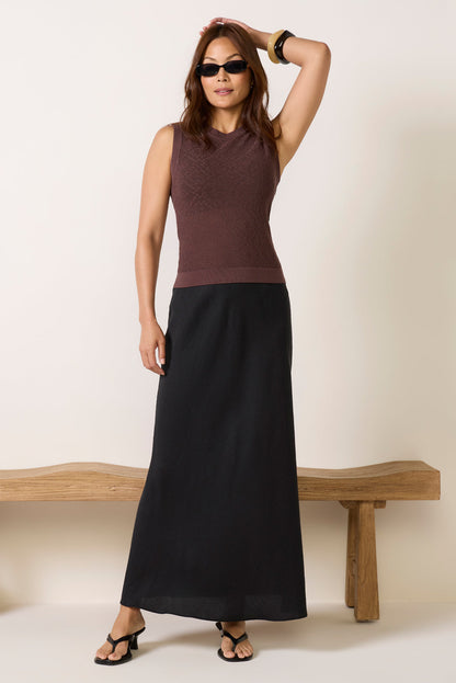 Romina Linen Skirt