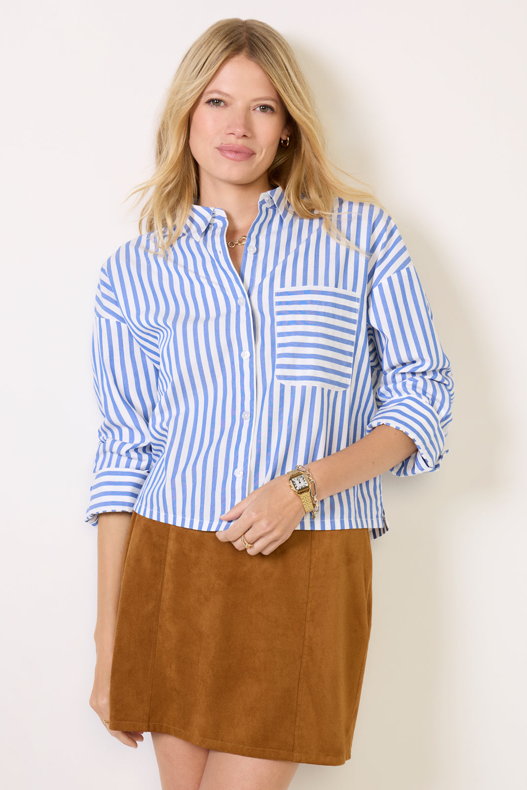 Aiden Crop Shirt