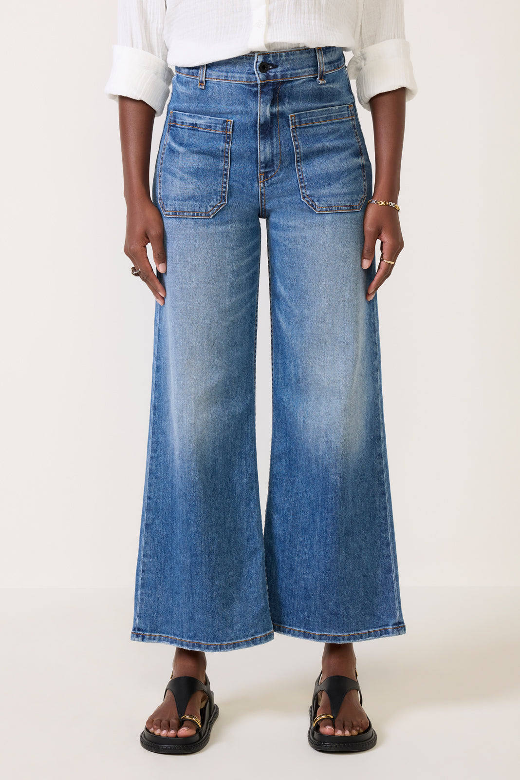 Cropped Sailor Jean