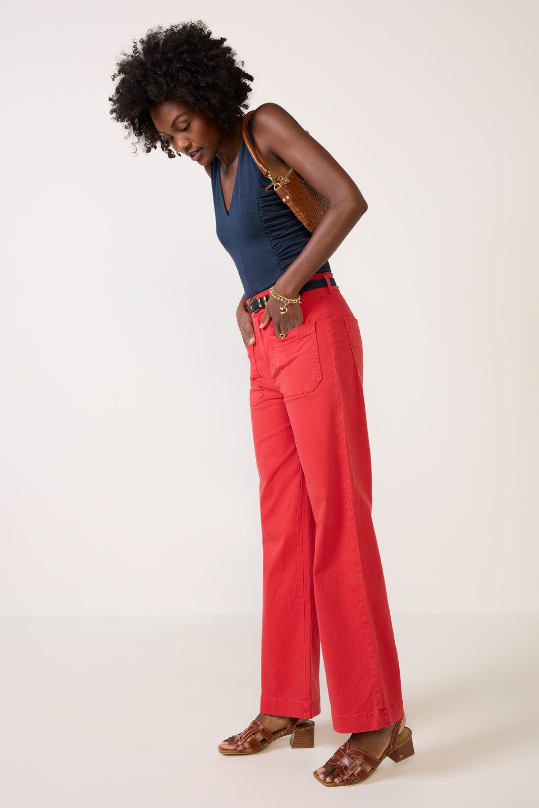Cropped Sailor Pant