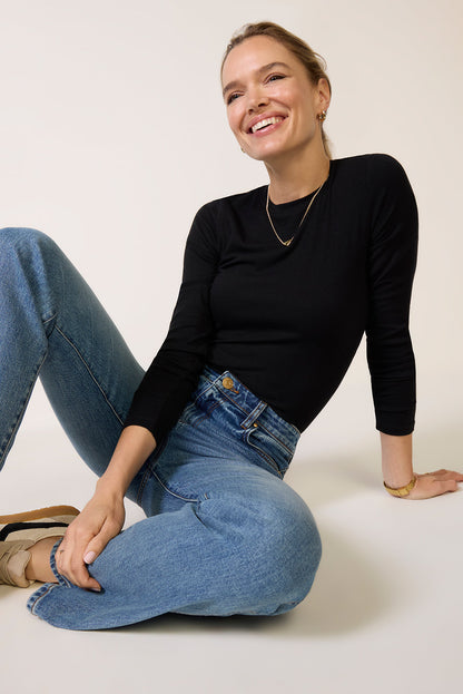 Rilo Rib Long Sleeve Top