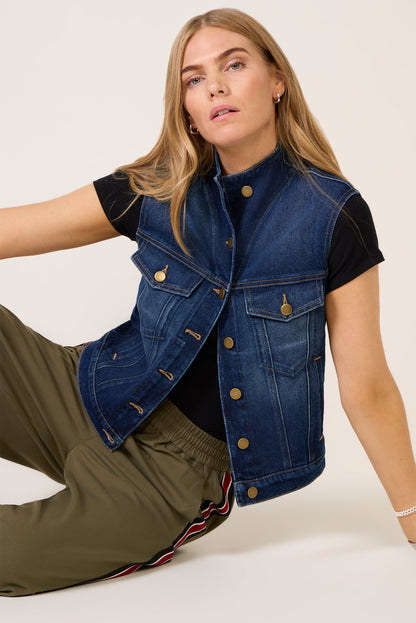 Connor Denim Vest