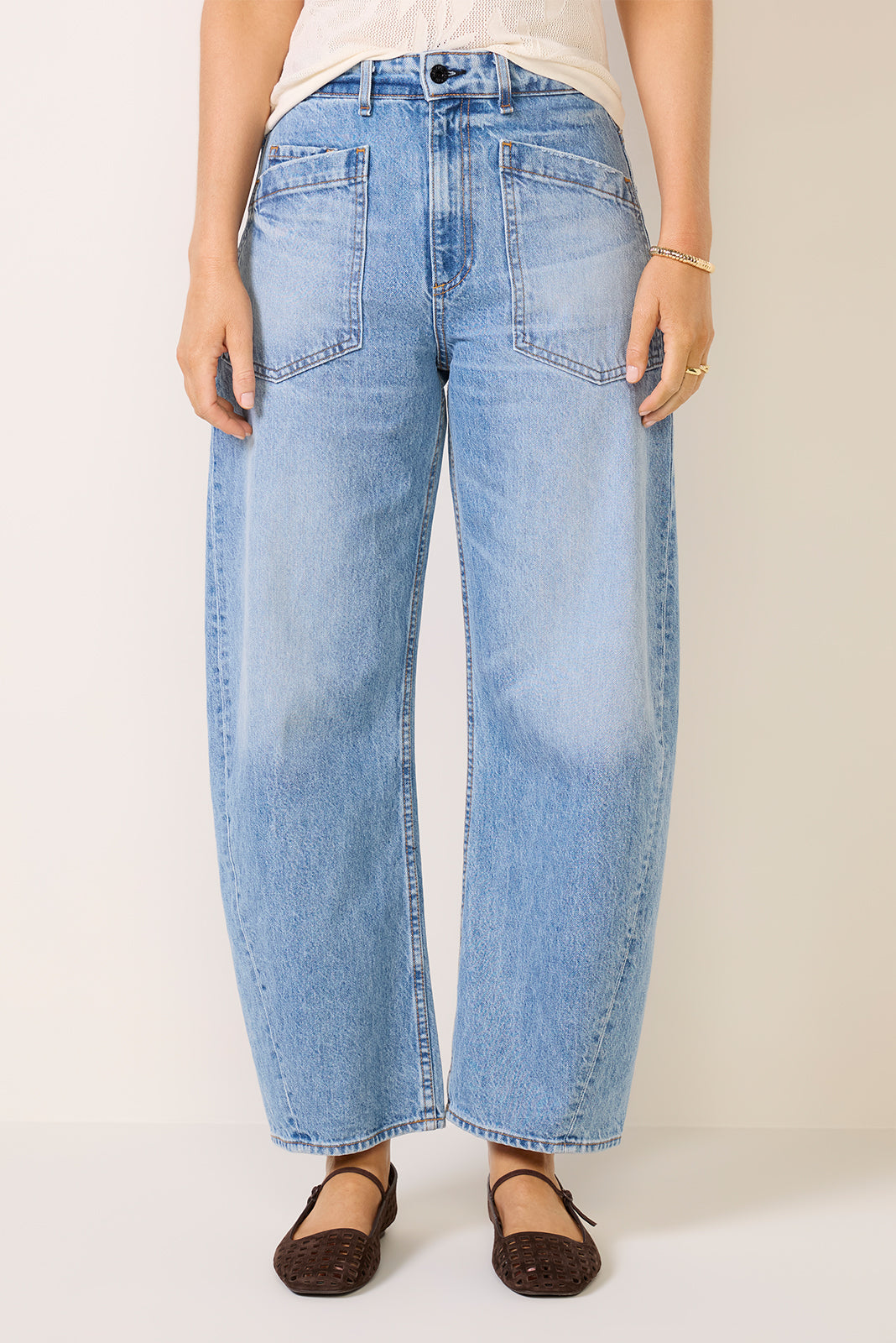 Twisted Barrel Jean