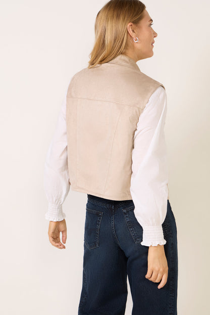 Reagan Faux Suede Vest