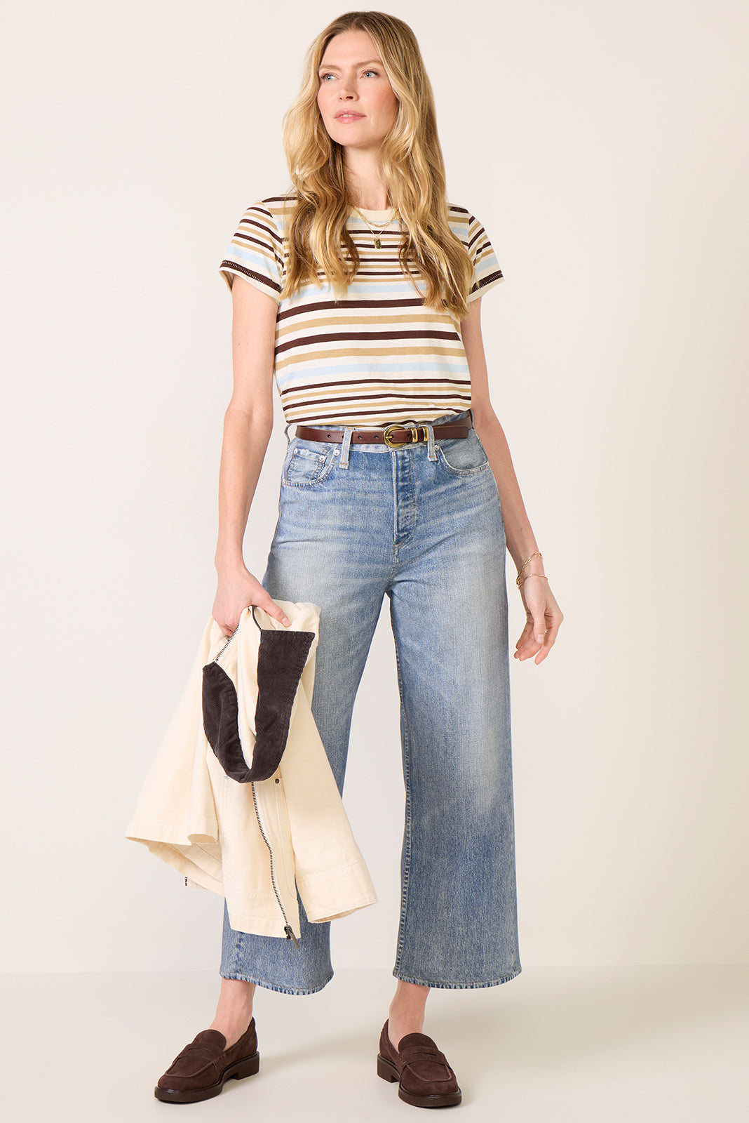 The Slub Stripe Tee
