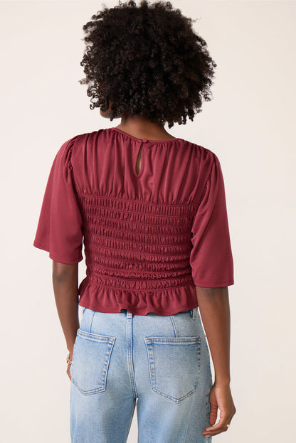 Landon Smocked Top