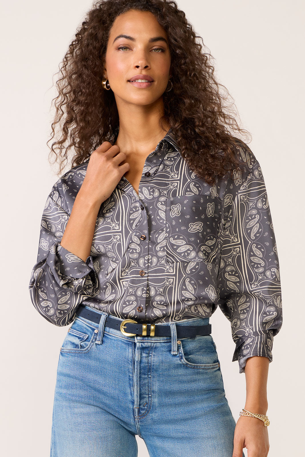 Nicky Satin Shirt
