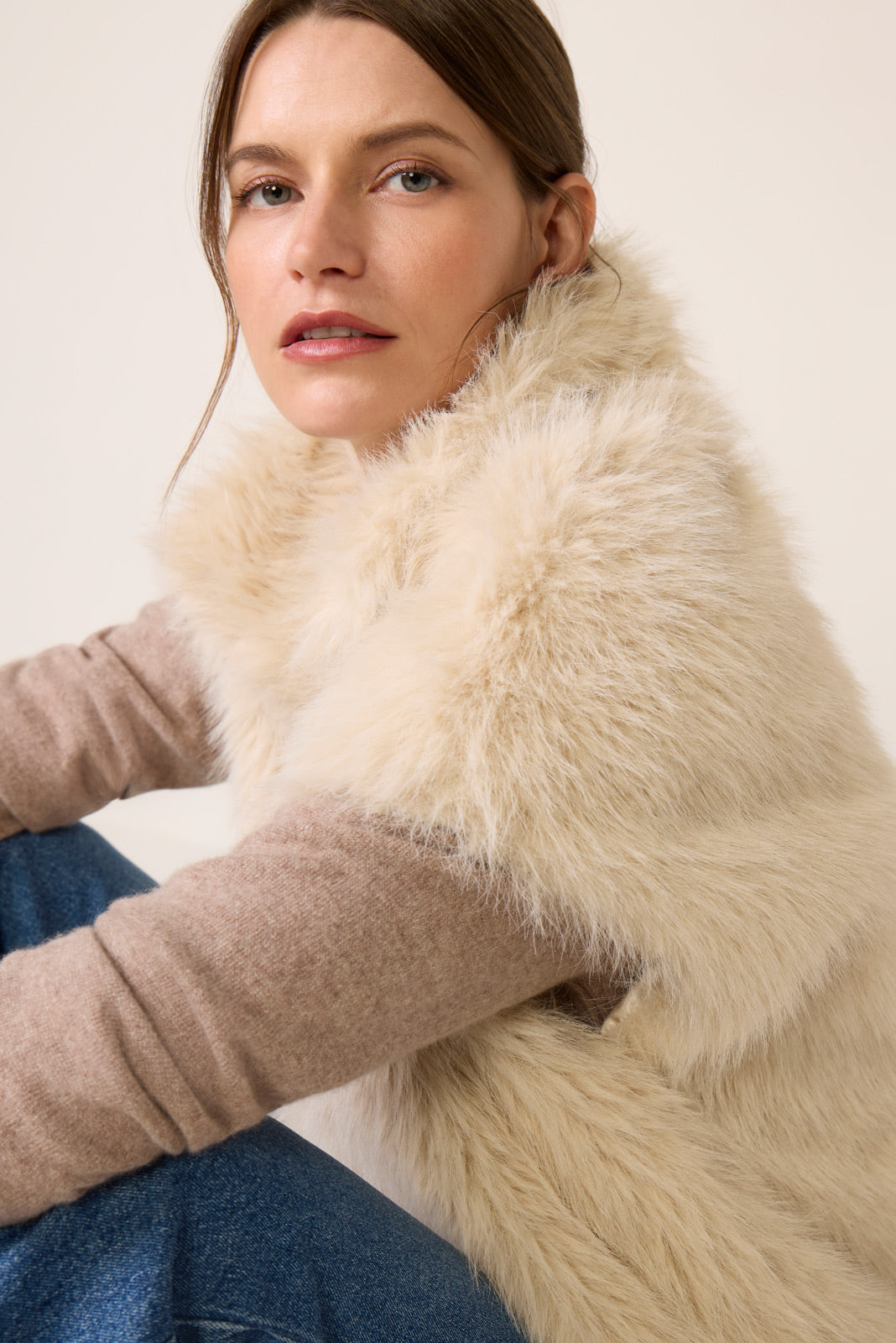 Silky Fur Vest