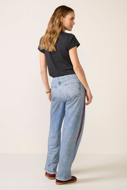 Miramar Terry Wide Leg Track Pant
