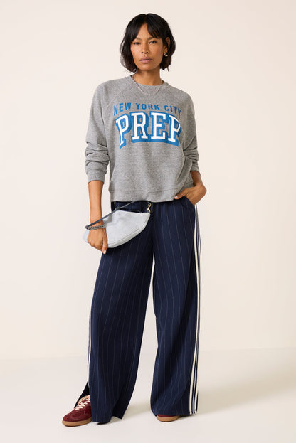 NYC Prep Raglan Crew Sweatshirt