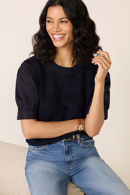 Violet Puff Sleeve TwoFer