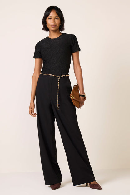 Mitchie Burnout Short Sleeve Top