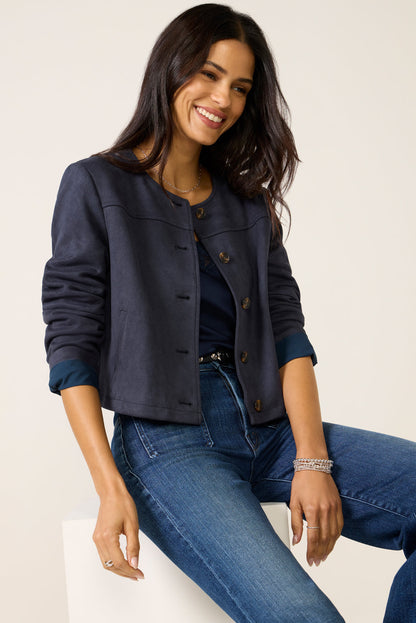 Lakyn Faux Suede Jacket