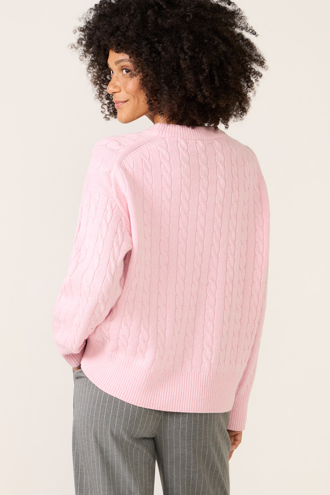 Crew Cable Sweater