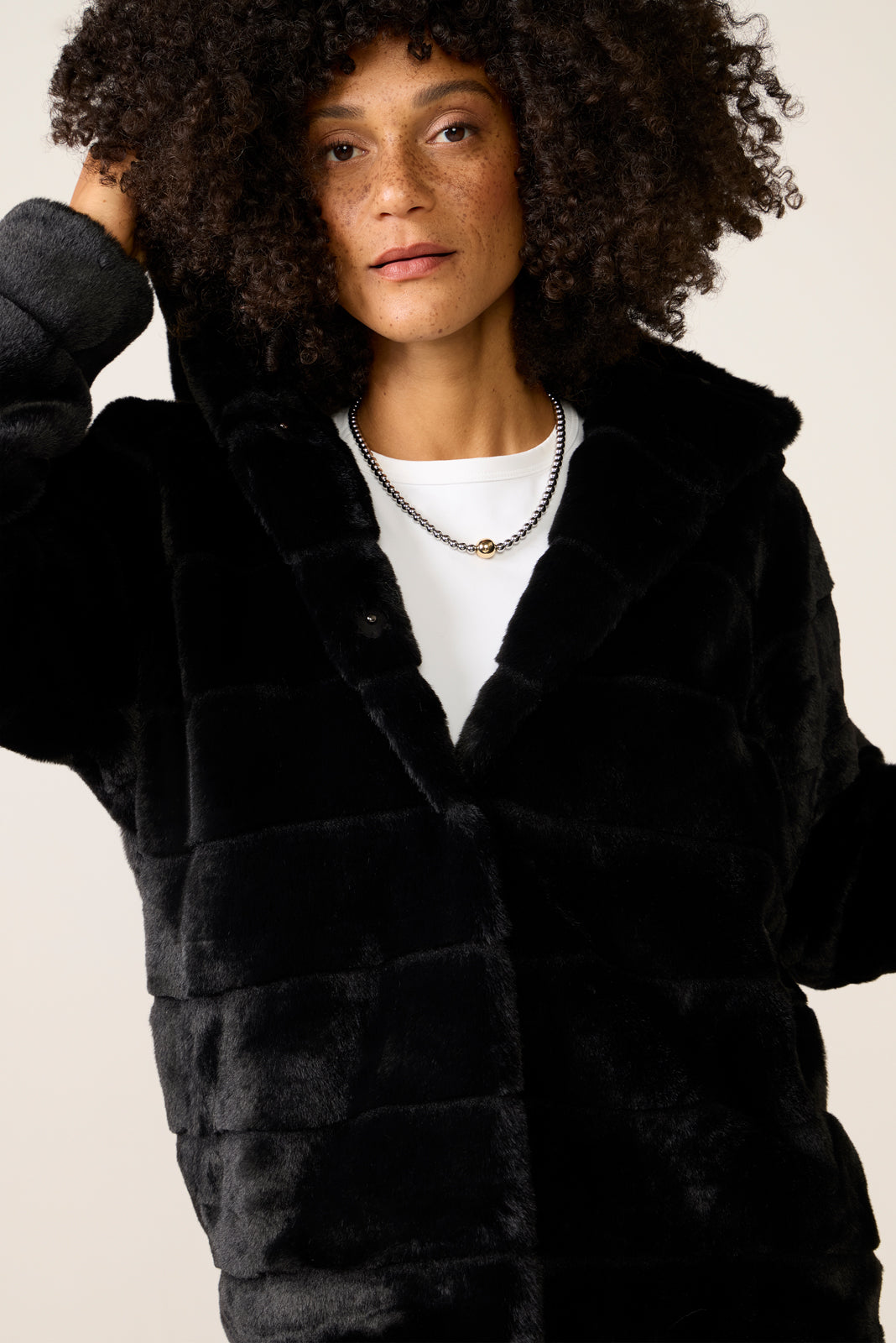 Goldy Hooded Coat