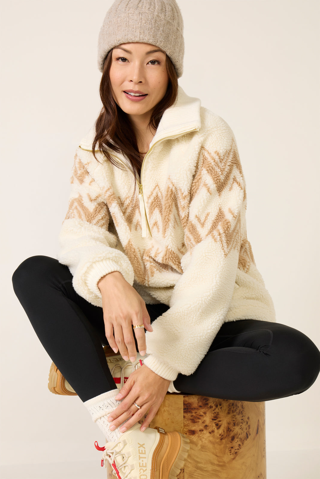 Hendrick Half Zip Sherpa