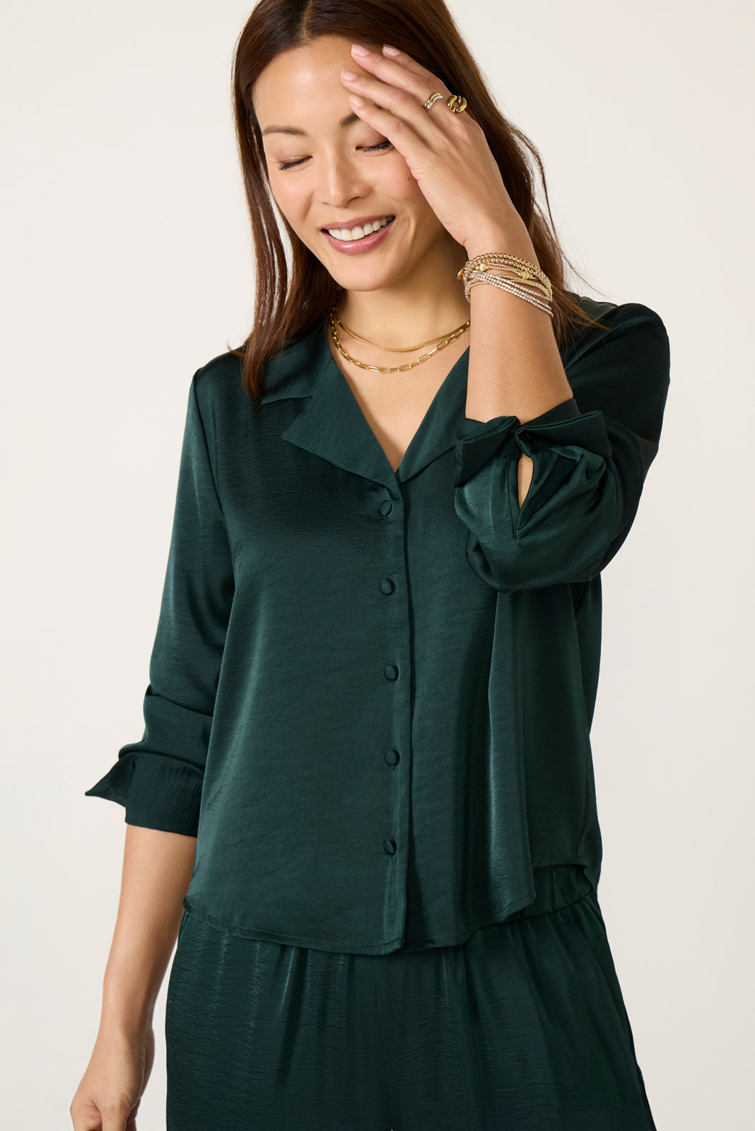 Ana Satin Top