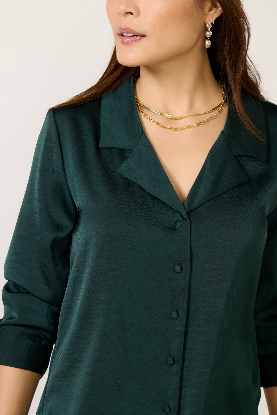 Ana Satin Top