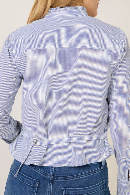 Ruffle Neck Shirt