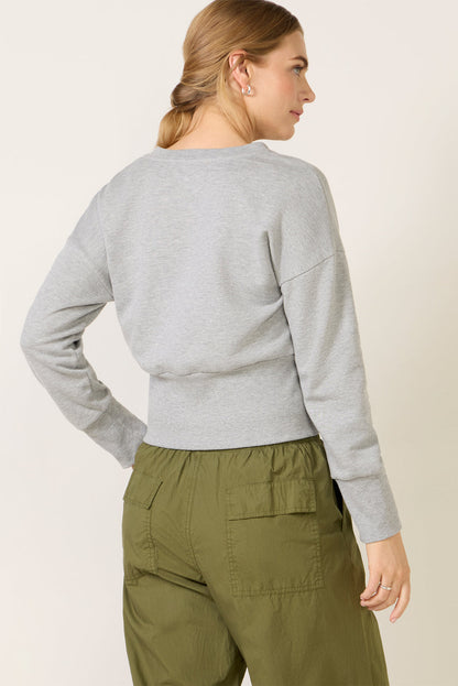 Lydia Snap Front Sweatshirt