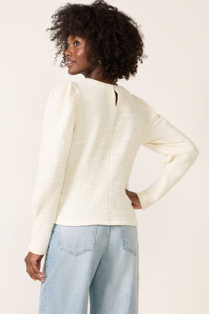 Polly Knit Tweed Top
