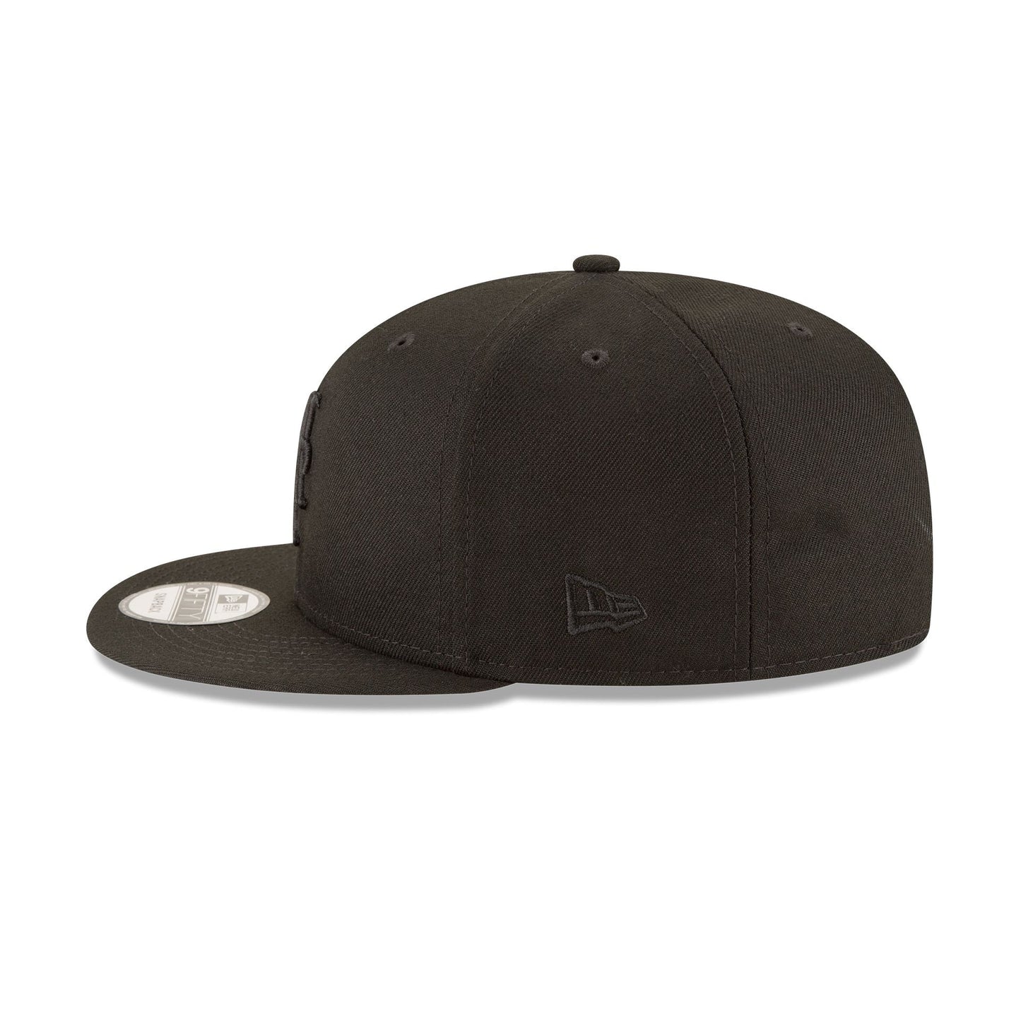 New York Mets Basic All Black 9FIFTY Snapback Hat