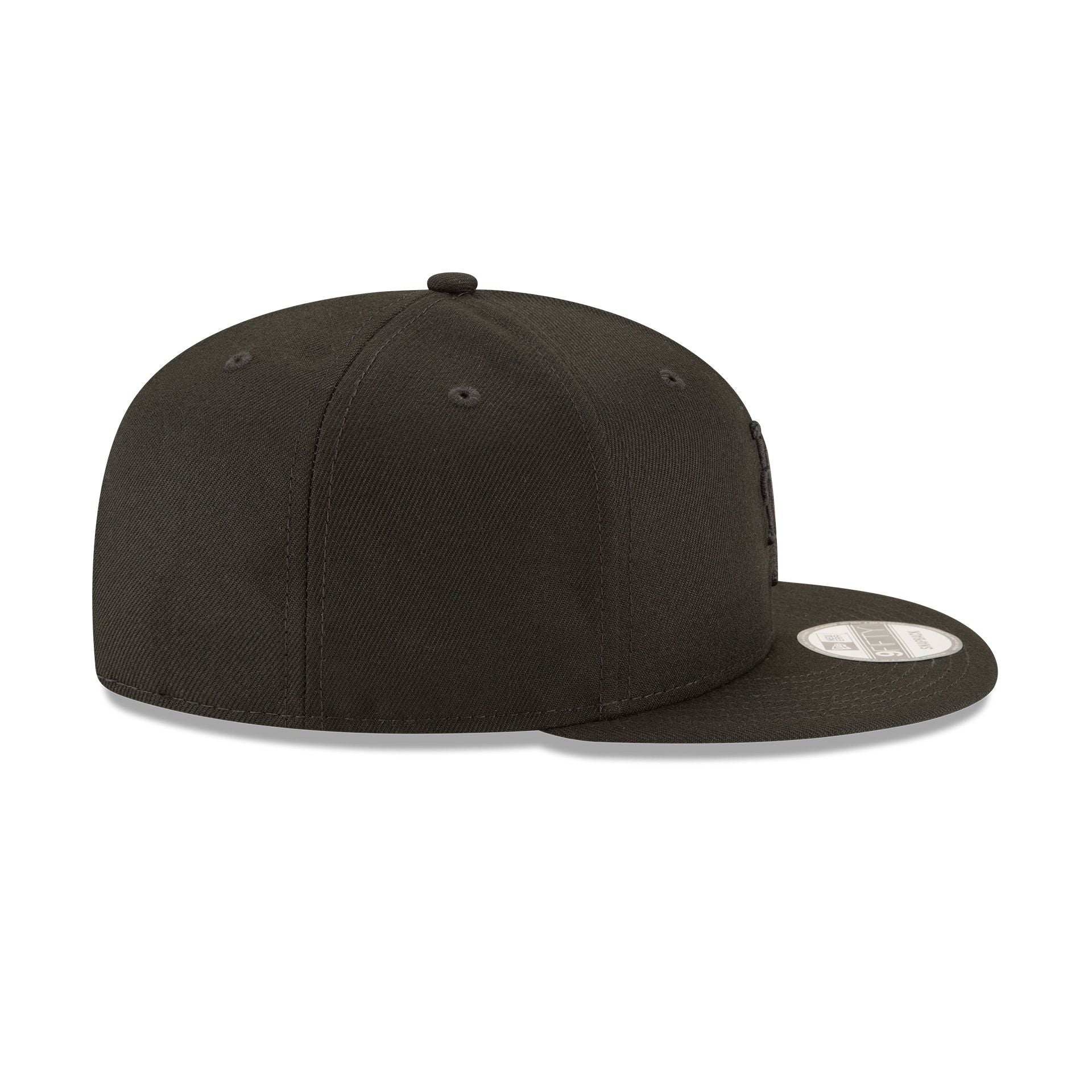 New York Mets Basic All Black 9FIFTY Snapback Hat