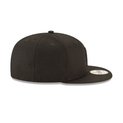 New York Mets Basic All Black 9FIFTY Snapback Hat