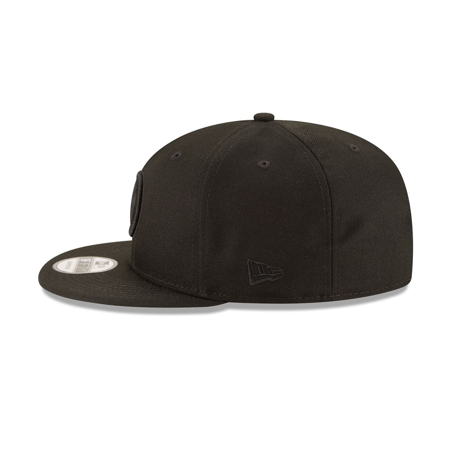 Los Angeles Dodgers Basic All Black 9FIFTY Snapback Hat