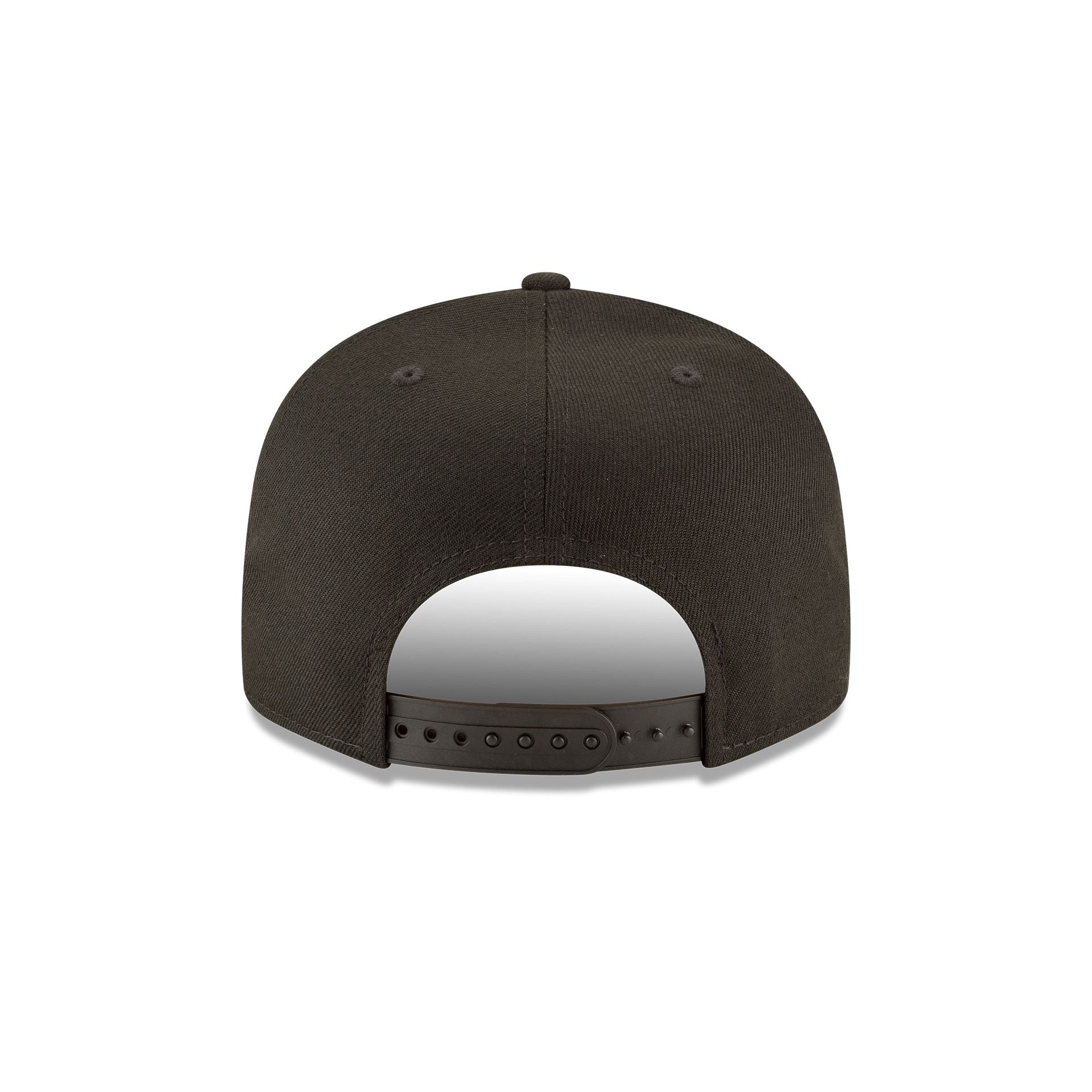Los Angeles Dodgers Basic All Black 9FIFTY Snapback Hat