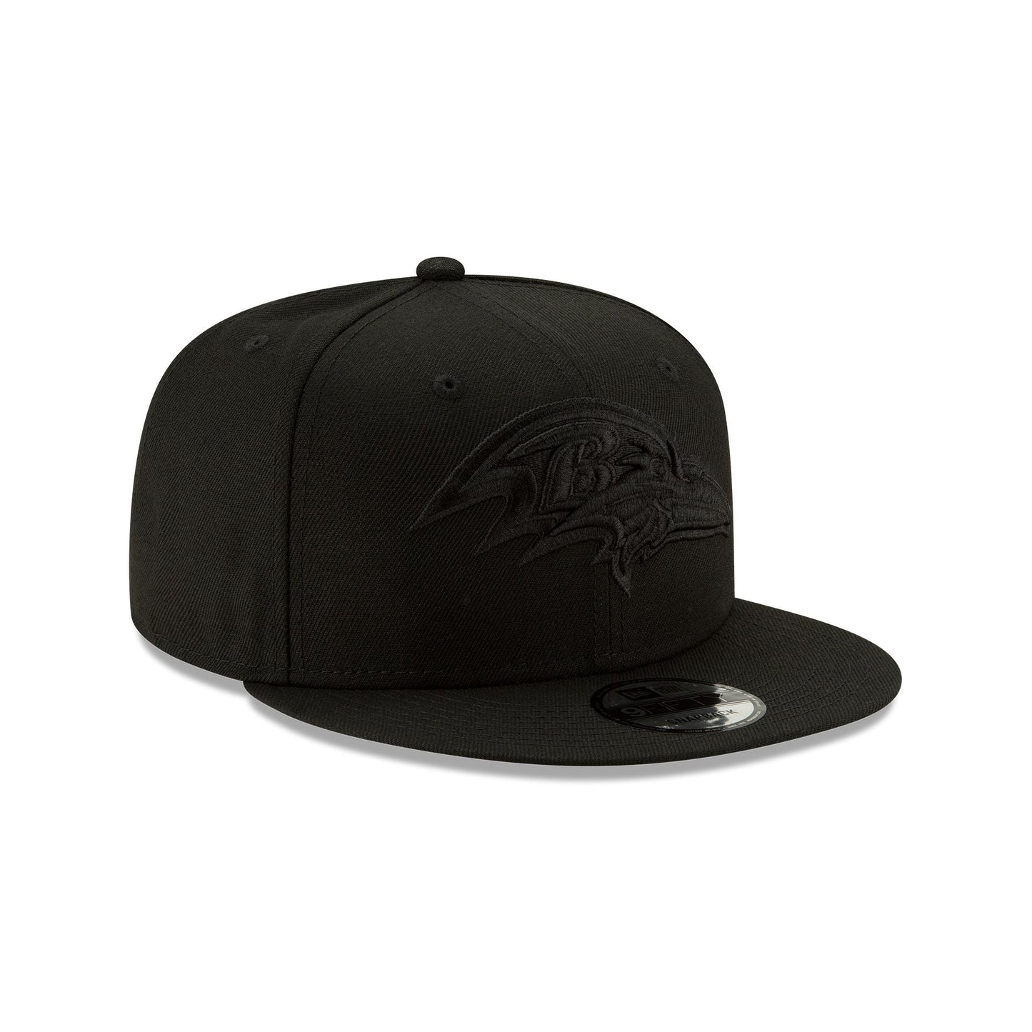 Baltimore Ravens Basic Black On Black 9FIFTY Snapback Hat