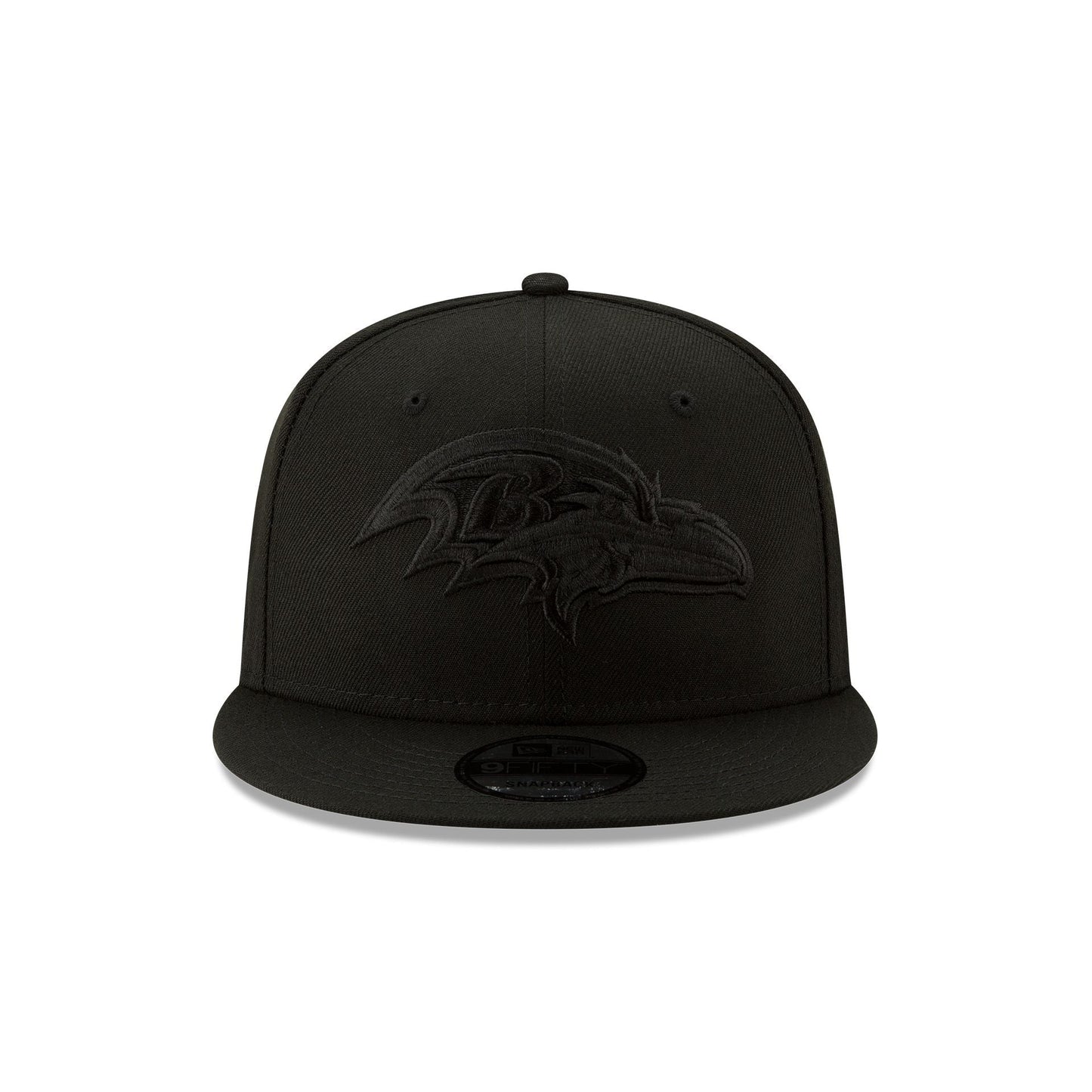 Baltimore Ravens Basic Black On Black 9FIFTY Snapback Hat