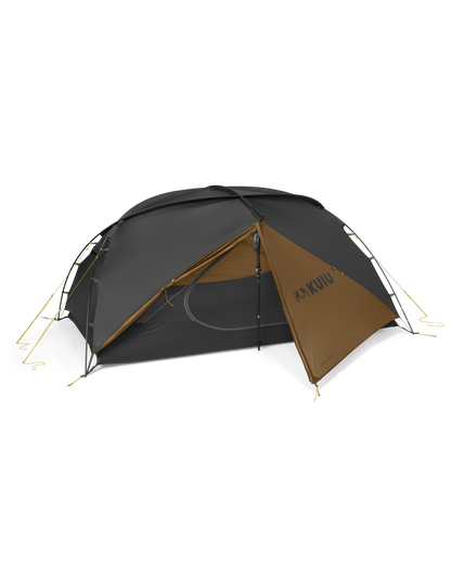 Mountain Star 2 Person Tent Set | Gunmetal-Camel