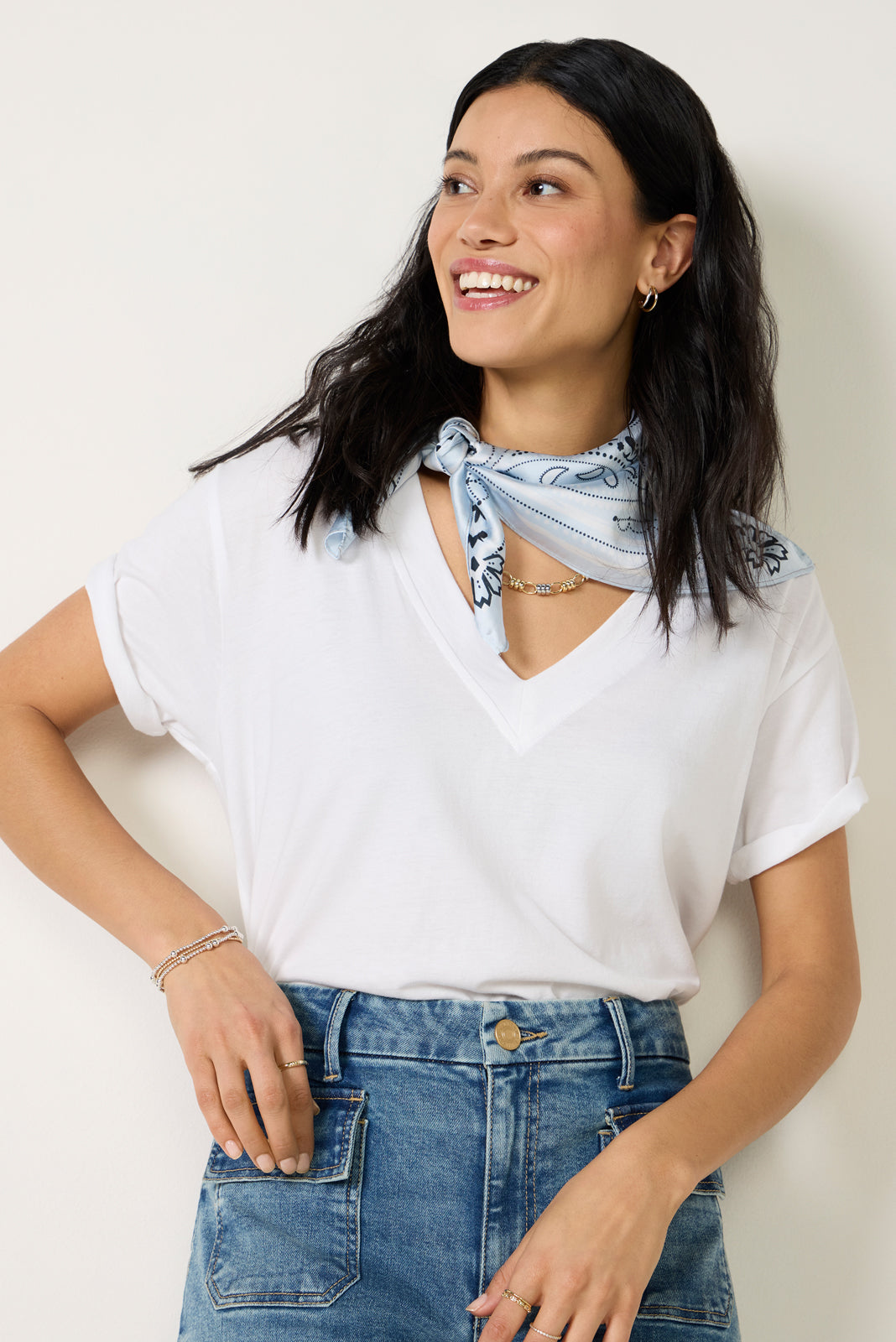 Kylie V Neck Tee